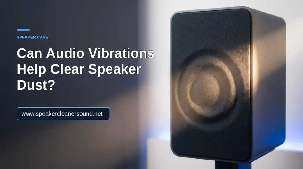 Can Audio Vibrations Help Clear Speaker Dust