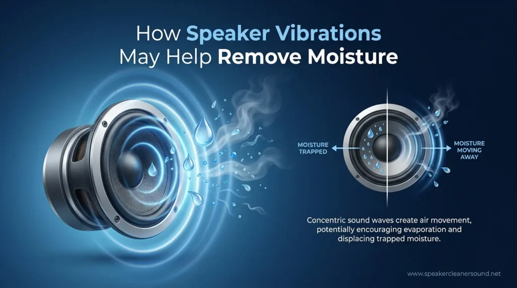 How Speaker Vibrations May Remove Moisture