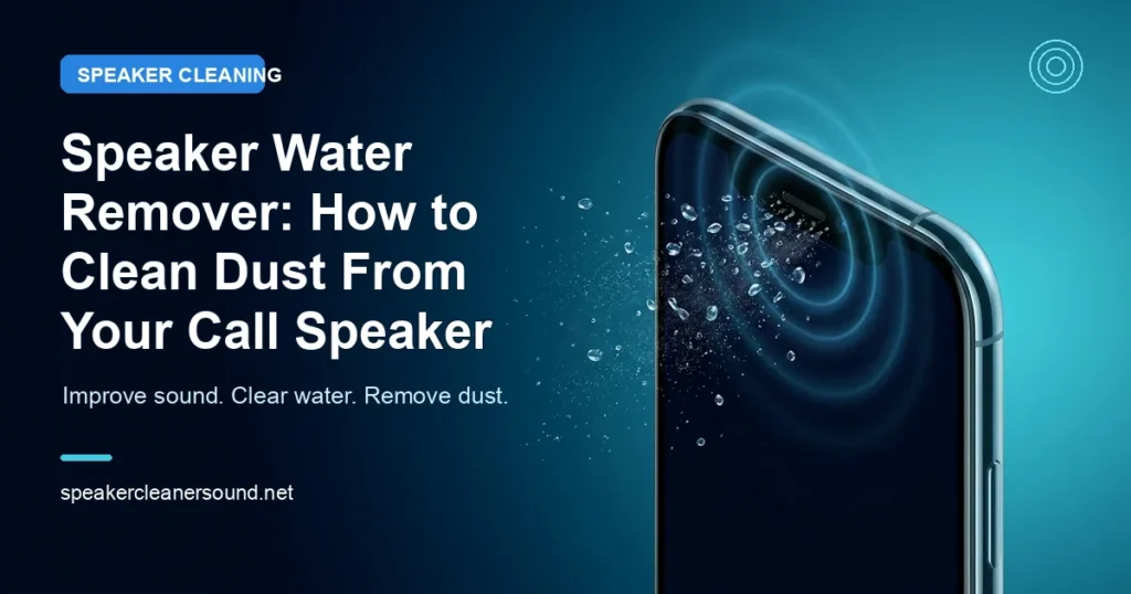 How to Clean Dust From Your Call Speaker and Improve Sound
